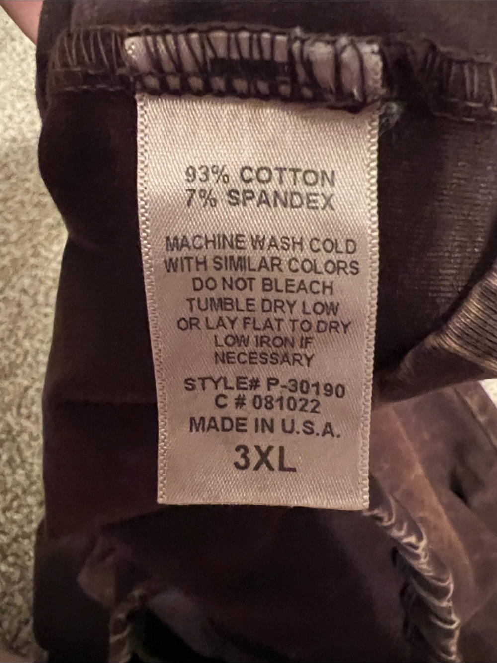 Dark Brown Flare Pants - Picture 2 of 3